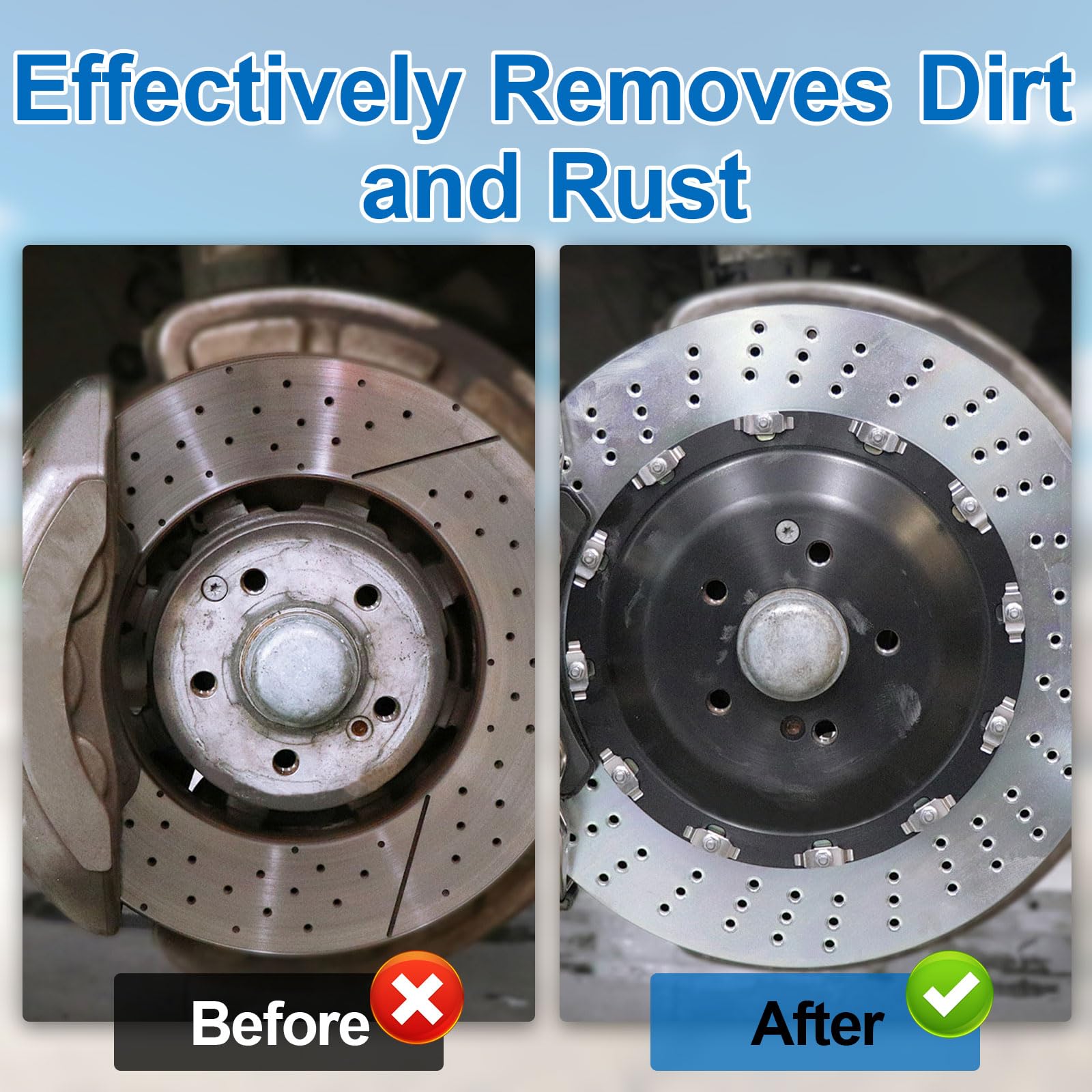 Smerigliatrice per mozzo ruota auto, 4 pezzi, con 2 ruote abrasive in silicio e 1 trazione quadrata, smerigliatrice a testa sferica per avvitatore a percussione da 1/2", diametro esterno 150 mm