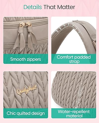 Miniatura 9 de Bolsa de extractor de leche para Spectra S1/S2 y Medela – Bolsa térmica aislada para laptop de 13 pulgadas, mochila para pañales con cambiador –