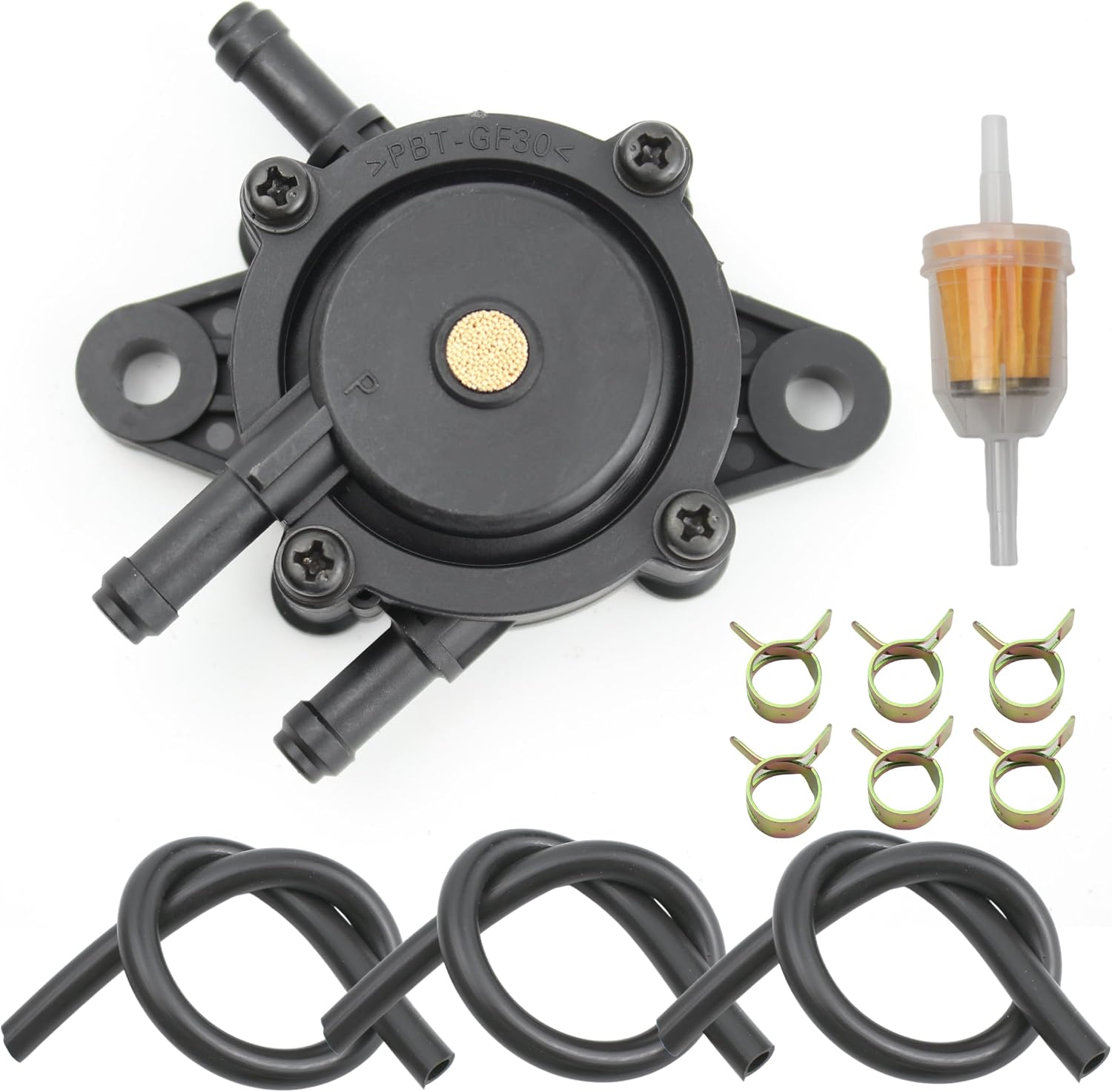 808656 Fuel Pump Kit Replacement for John Deere LA145 D140 L120 E130 S120 LA110 D110 LA130 Z425 Z335E Tractor Mower, Replaces LG808656 M145667