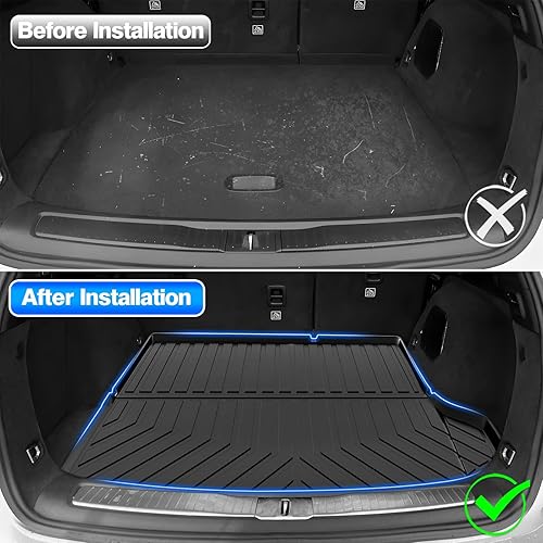 Miniatura 3 de T TGBROS Alfombrilla de carga personalizada para Jeep Grand Cherokee 2022, 2023, 2024, accesorios para todo tipo de clima, forro de carga trasero,