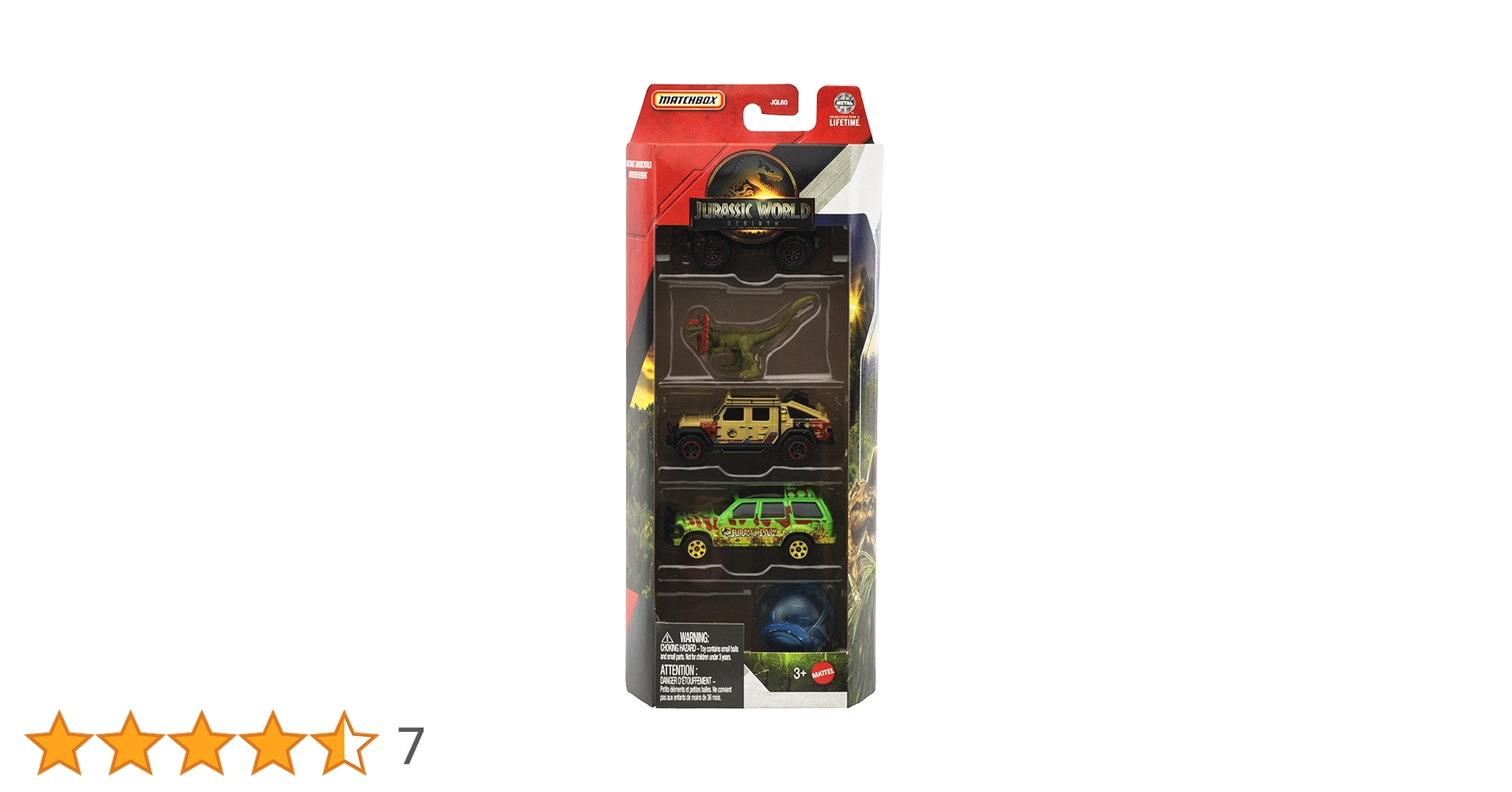Amazon | マッチボックス(Matchbox) ジュラシック・ワールド 5