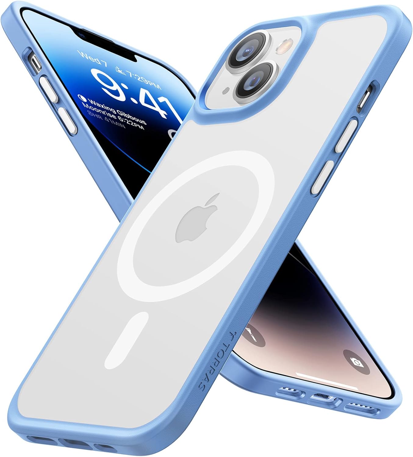 Amazon.com: TORRAS Magnetic for iPhone 15 Plus Case & iPhone 14 Plus ...