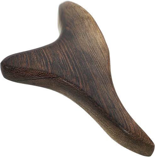 Ciieeo Rátula de drenaje linfático Raspador de madera Anti celulitis herramienta de masaje tejido profundo disparador punto masajeador Color