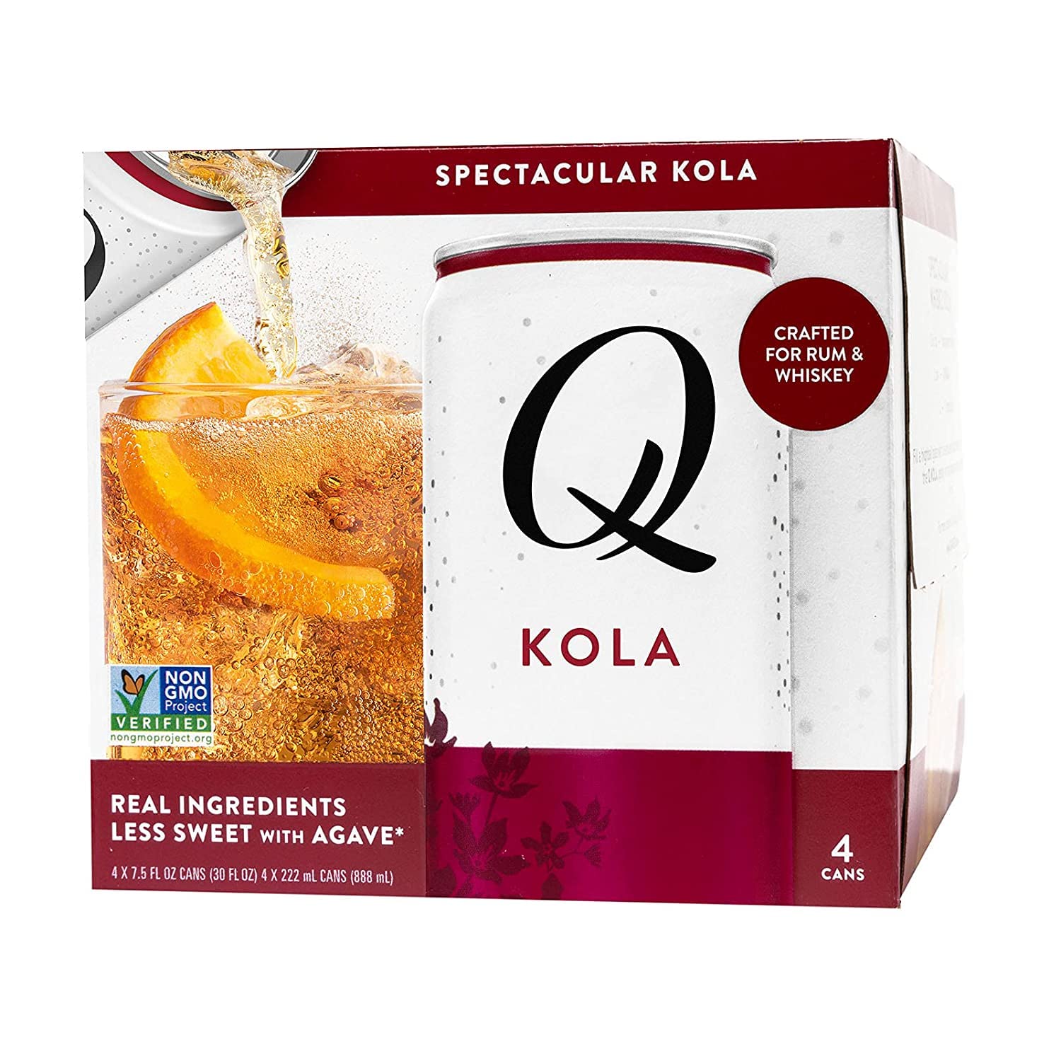 Photo 1 of Q Tonic, Tonic Water, Kola, Net wt. 30 Fl Oz (Pack of 4) best by 10-2023