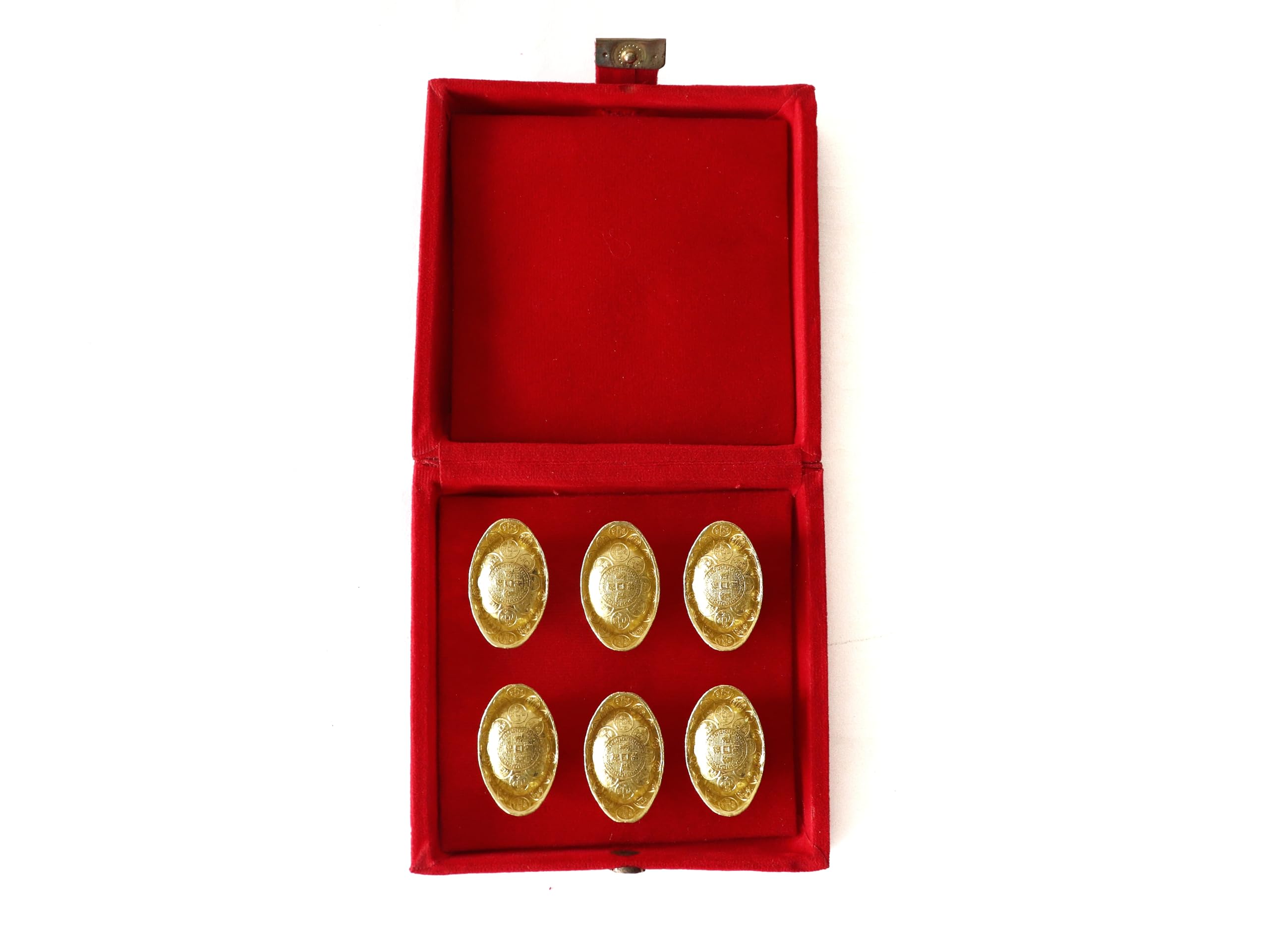 The Spiritual Living Feng Shui Gold Ingot | 6 Piece Bag | for Financial Luck | Prosperity | Fortune | Wealth | Success | Home & Office | Shop | Cash Box | Lucky |-image-10