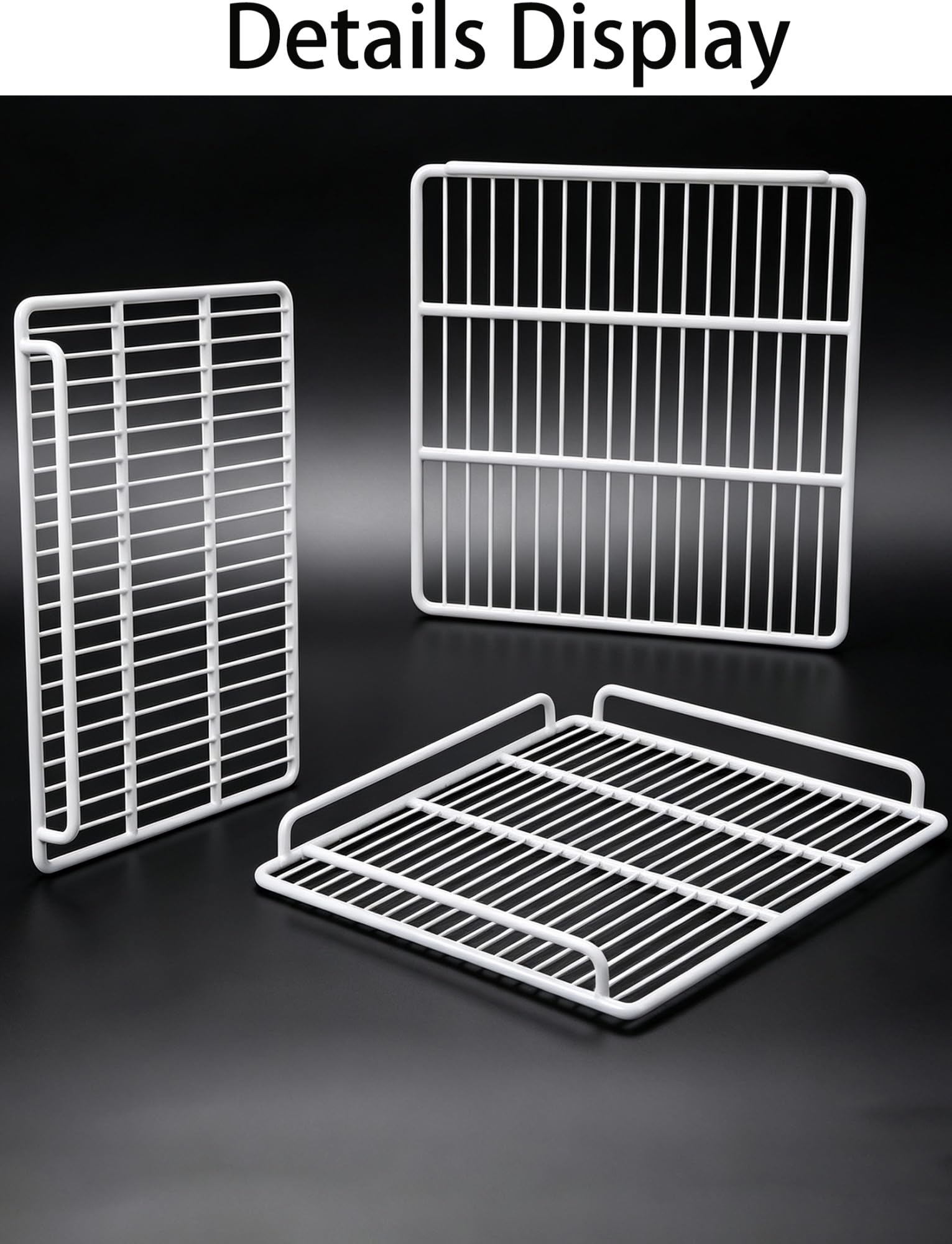 Griglia Frigorifero di Ricambio, Ripiano Acciaio Congelatore | Compatibile con frigoriferi, congelatori e vetrine refrigerate. Facile da pulire(22.8x21.3in/58x54cm)