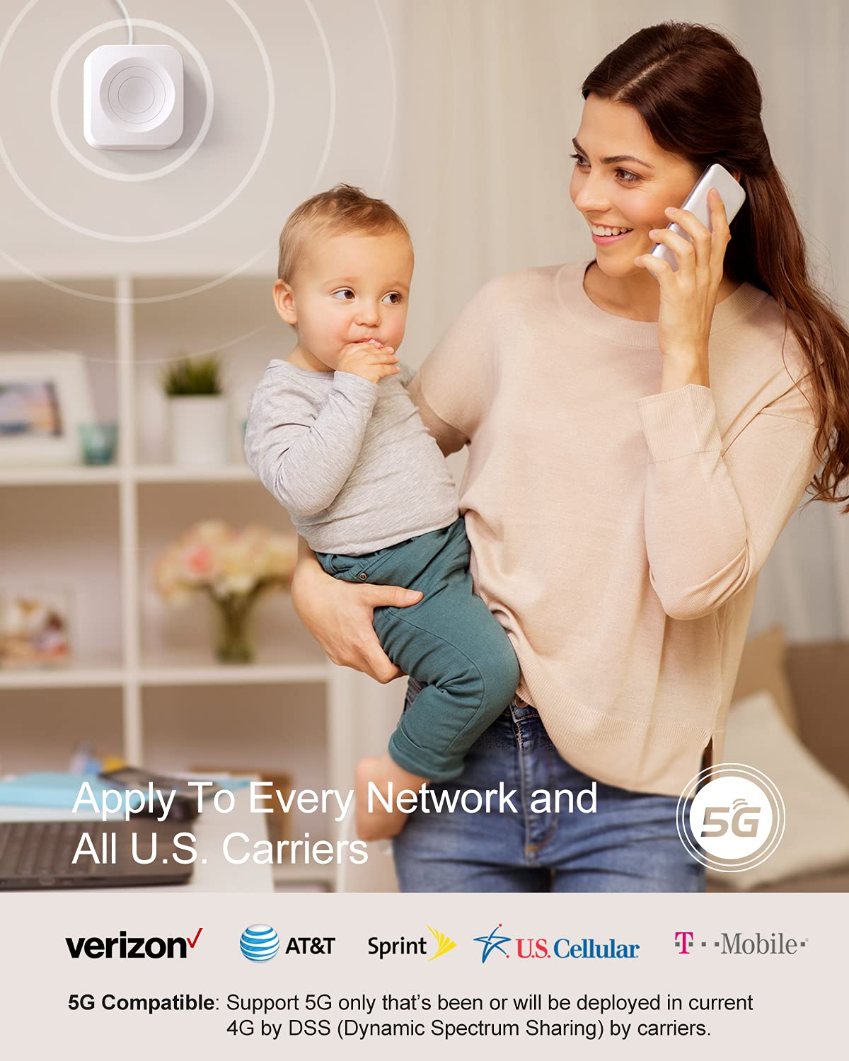 HiBoost Smart Link Cell Phone Signal Booster Improves Reception on