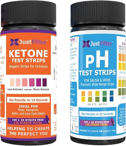 Tiras de prueba de cetona y pH. Llega a Keto más rápido y más seguro combinando tu dieta cetogénica o HCG baja en carbohidratos con un pH