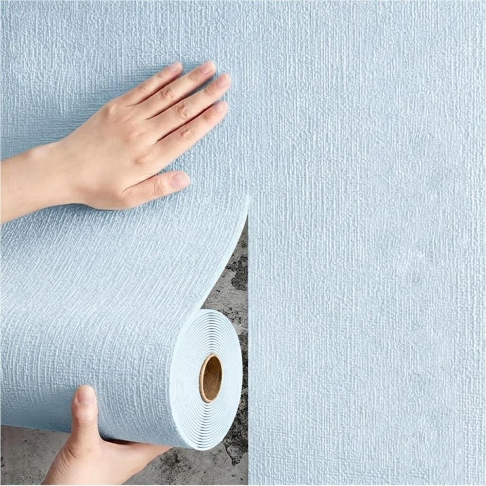 Papier peint isolant thermique bleu 0.5mx50m autocollant