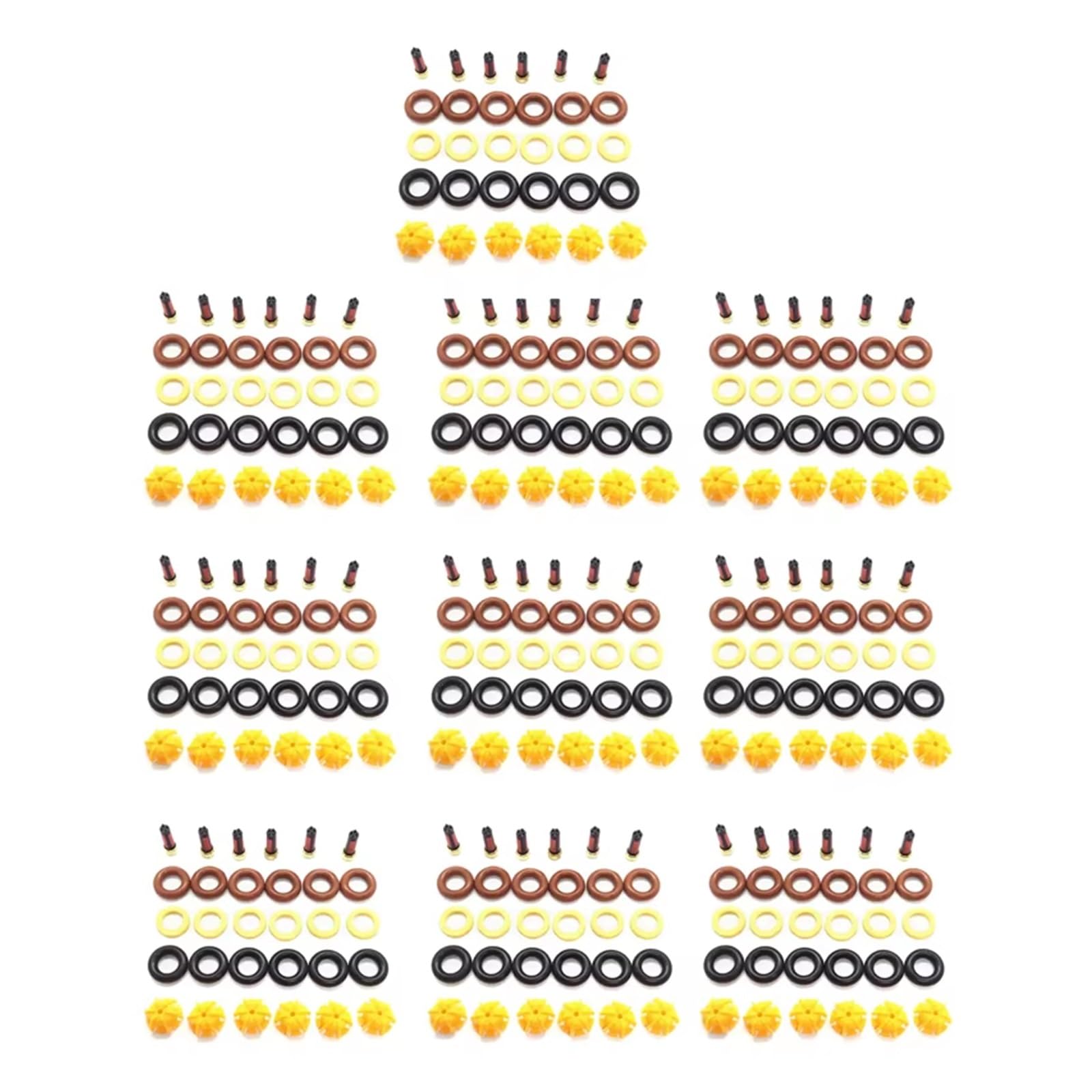 Car Petrol Injection Nozzles for BMW E30 325I M60 V8 Pintle Valve Injection 0280150415 0280150778 13641466396 60X Fuel Injector Repair Kit