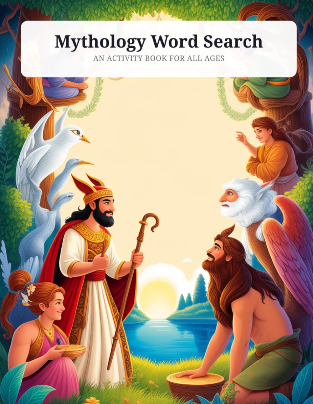 Mythology Word Search: 40+ Challenging Word Search Puzzles Across World Mythologies