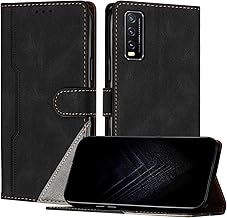JayModCase Coque pour Vivo Y20 2020 V2029 / Y20i V2027 / Y20s 2020, Porte Carte Cuir PU Portefeuille avec Fonction Support | Fermeture Magnétique | Antichoc |TPU Étui pour Vivo Y20 2020 V2029 (Noir)