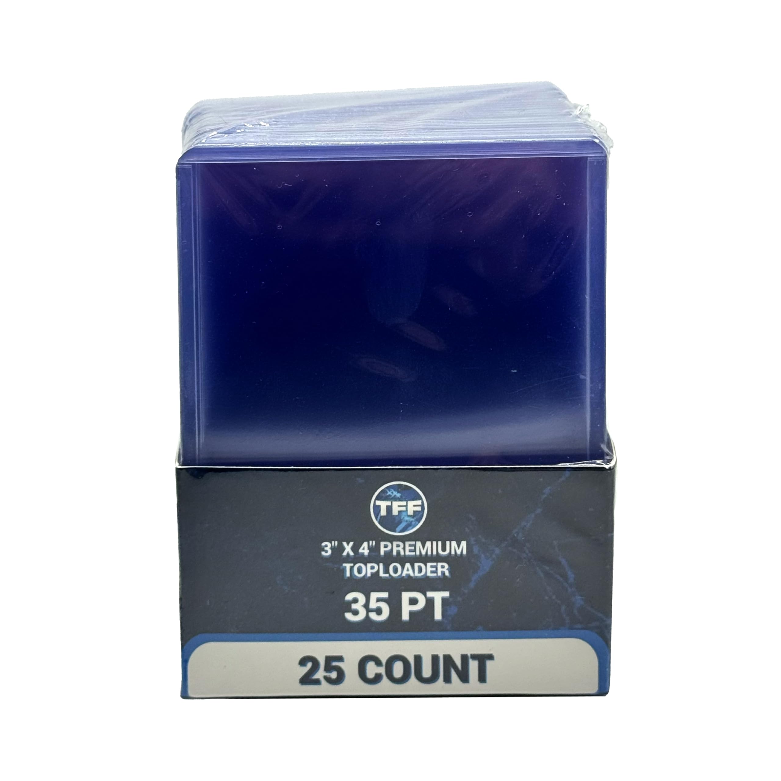 TFF Supplies Premium 35pt Toploaders (25 Pack) โ Ultra Clear Rigid Card Protectors | Acid-Free & Scratch Resistant | Ideal for Standard Cards