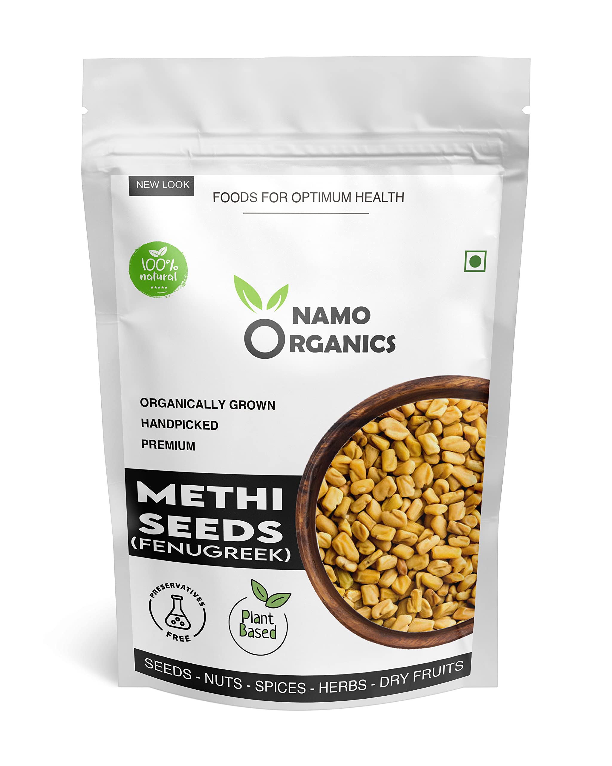 Namo Organics - Whole Fenugreek Seed/Methi Seeds - 400g - For Your Hair Growth & Health Care,Trigonella (B0DFX7YLP4) Amazon Price History, Amazon Price Tracker