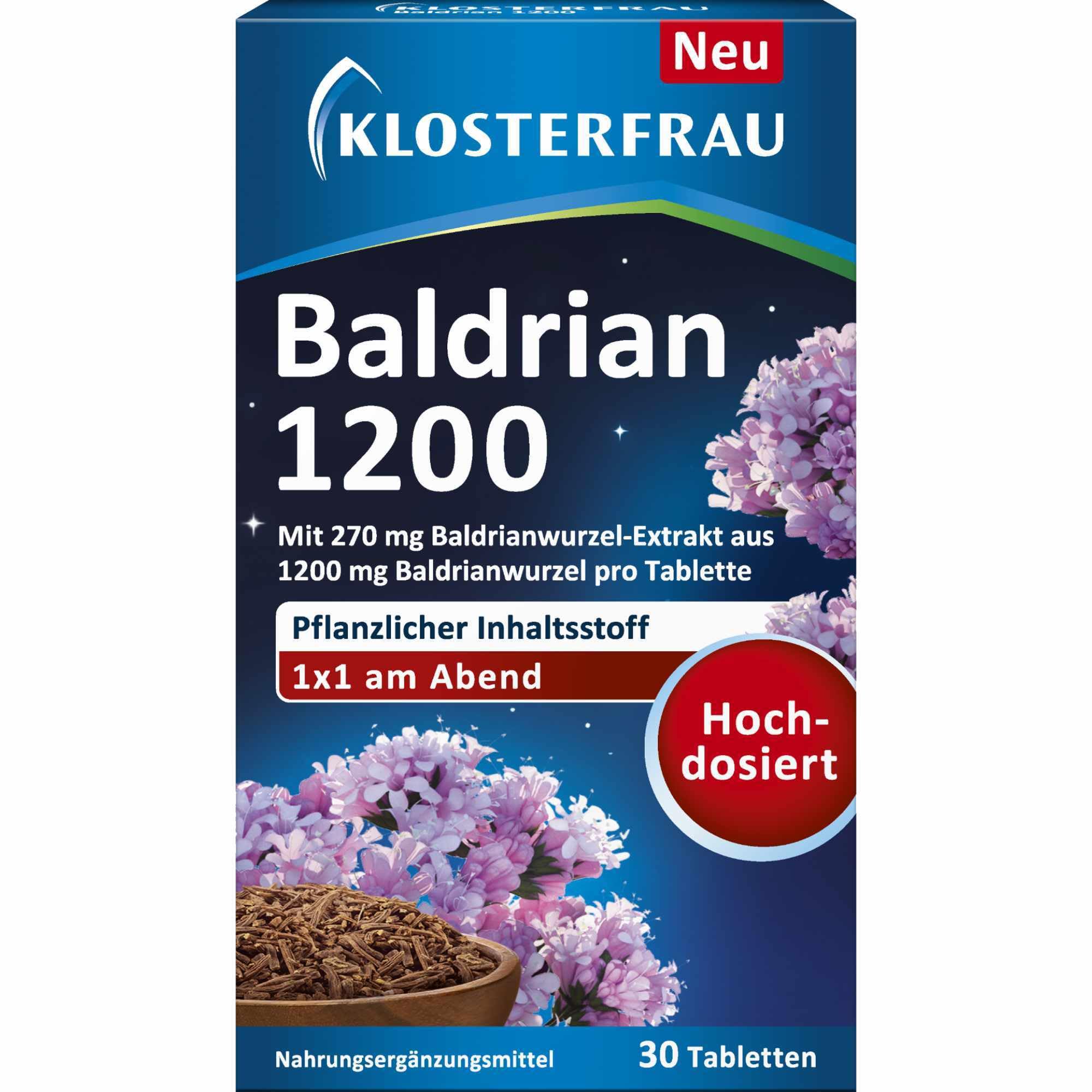 usy Lot de 6 paquets de 30 dragées pour femme monastique Valériane 1200 + bloc usy