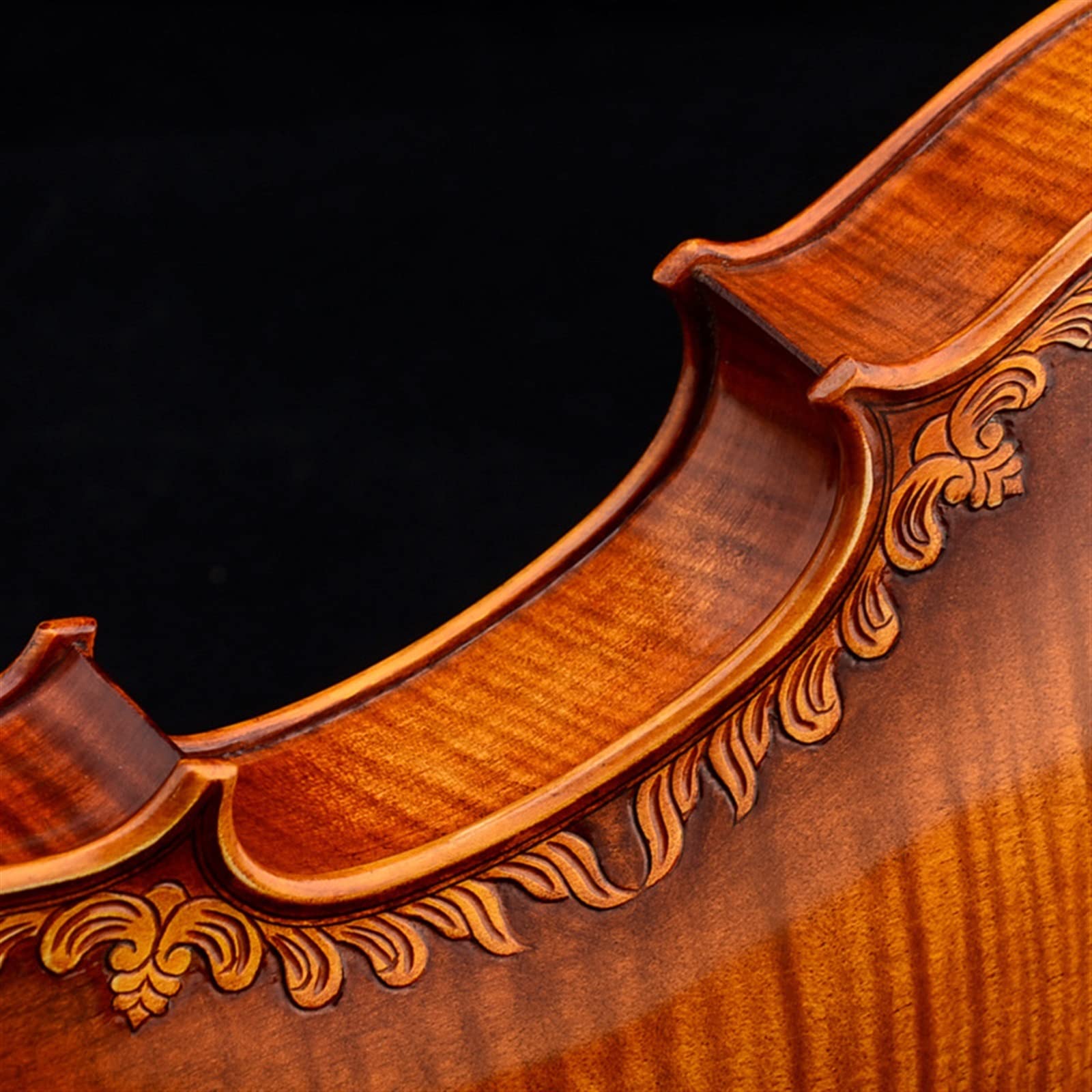 Strumento Musicale per Violino in Legno di Abete Rosso 4/4 Fatto A Mano con Cordiera in Ebano Violini per Studenti
