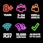 Outsmarted Live Quiz Show Interactive Board Game - Ultimate, Ages 8+ | For Kids, Teens & Adults, Interactive Family Trivia Game, 2-24 Players, 10,000+ Questions + 10 Bonus Question Packs