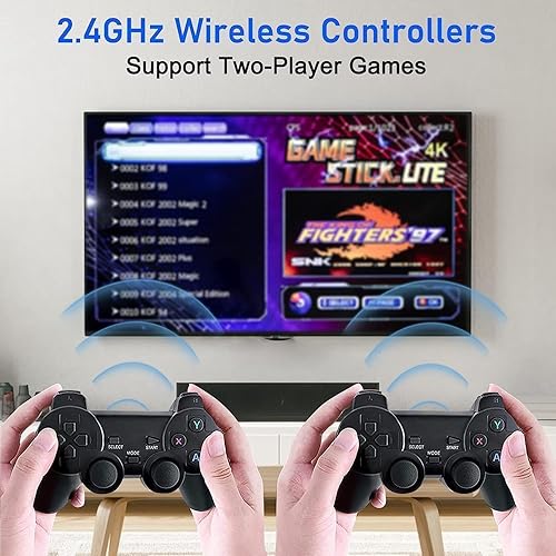 Miniatura 3 de Consola de juegos retro y Stick  Palo de juegos con 12 emuladores integrados, más de 21,000 juegos, unidad retro con salida HDMI, controladores