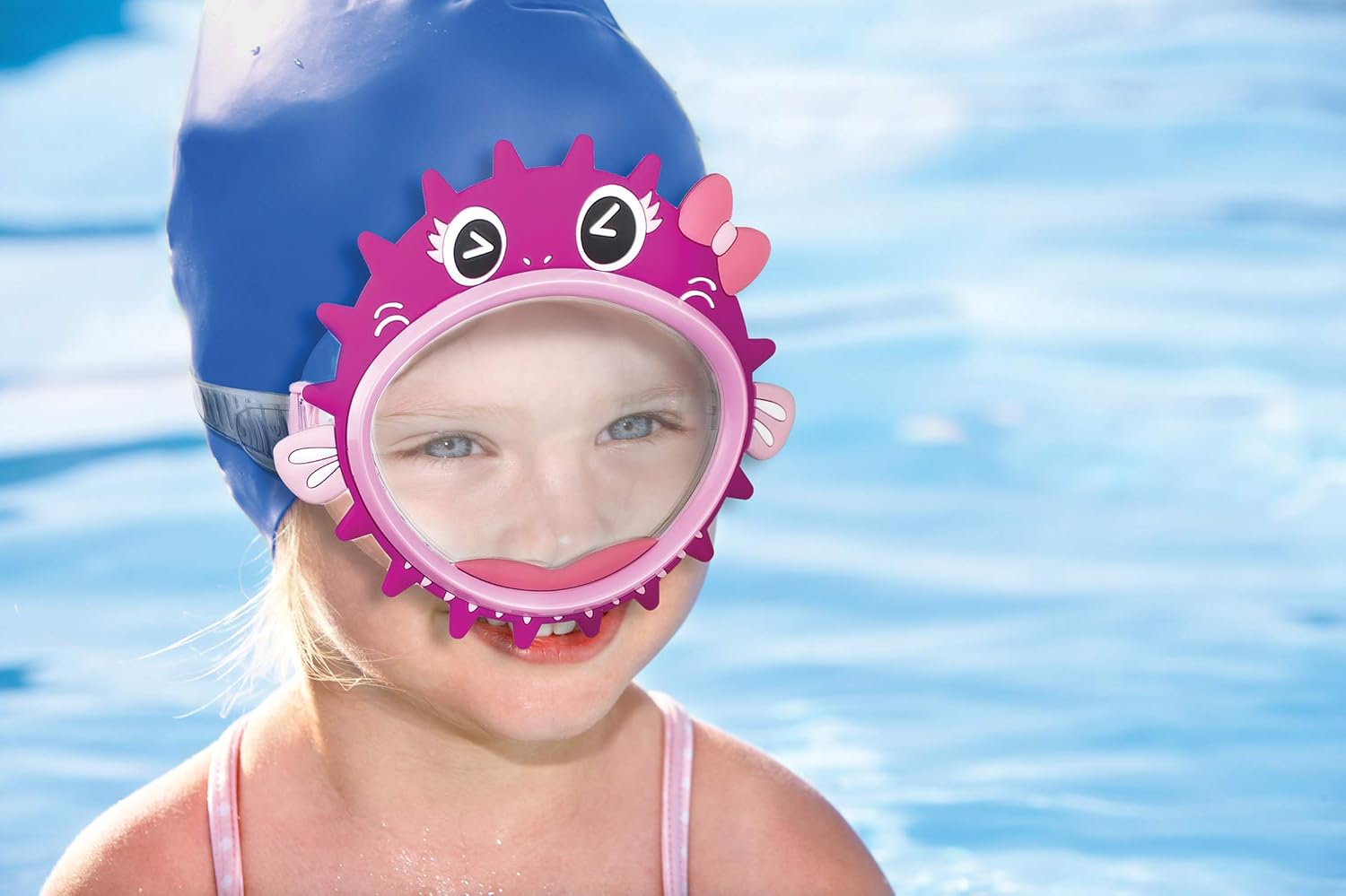 Poolmaster Swim Mask, Fish, Pink