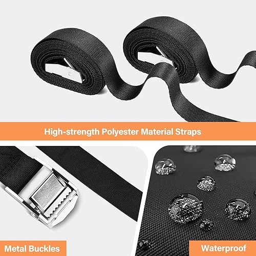 Miniatura 6 de Cubiertas de aire acondicionado para exterior para aislamiento de invierno, 17"W x 12"D x 13"H, impermeables y a prueba de viento, cubiertas de AC