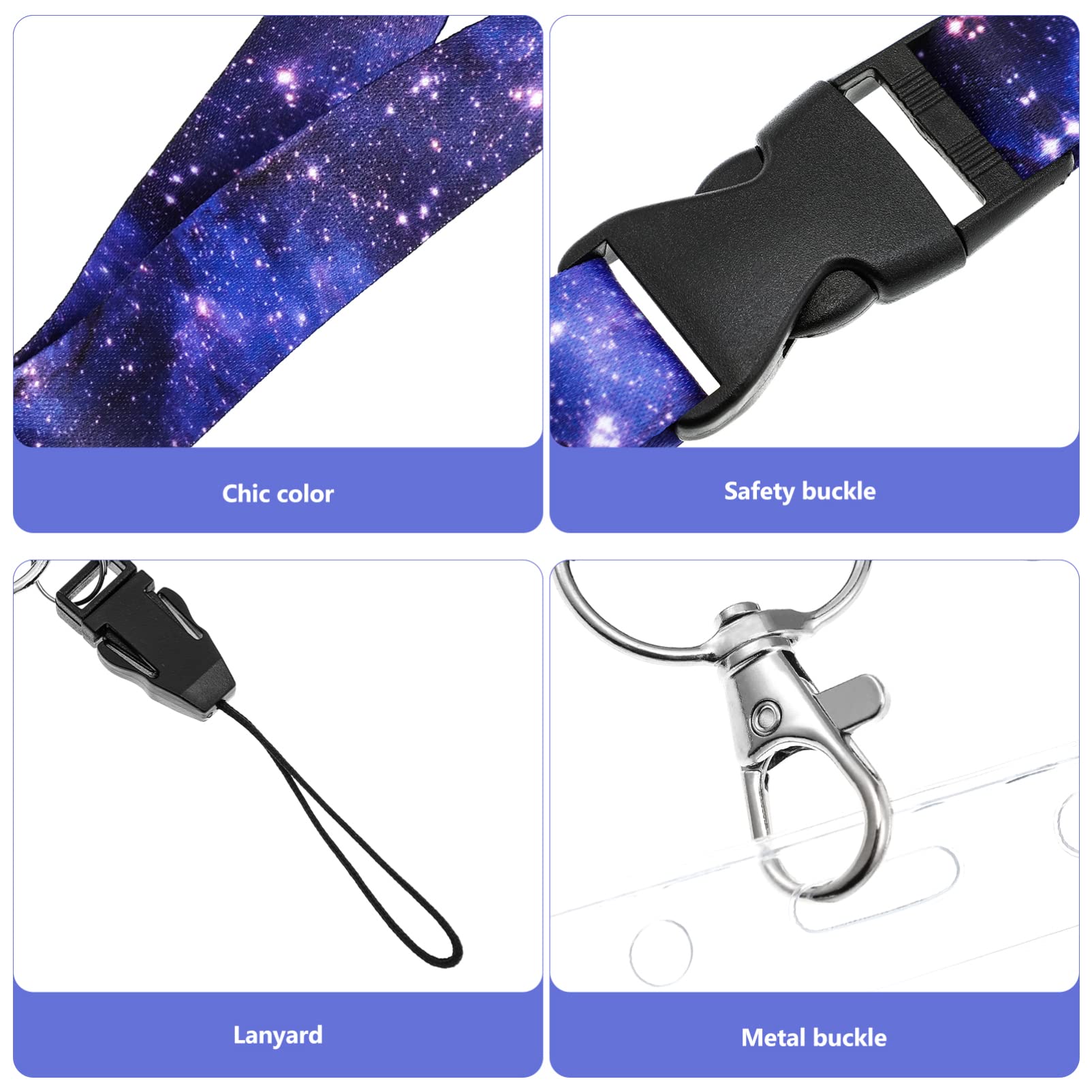 Operitacx 8 Sätze Telefon Lanyard Mit Ausweishalter Langes Telefonseil Telefon-umhängeband Kamera-lanyard Schlüsselband Abnehmbares Telefon-lanyard Tragbares Telefonband Telefonzubehör