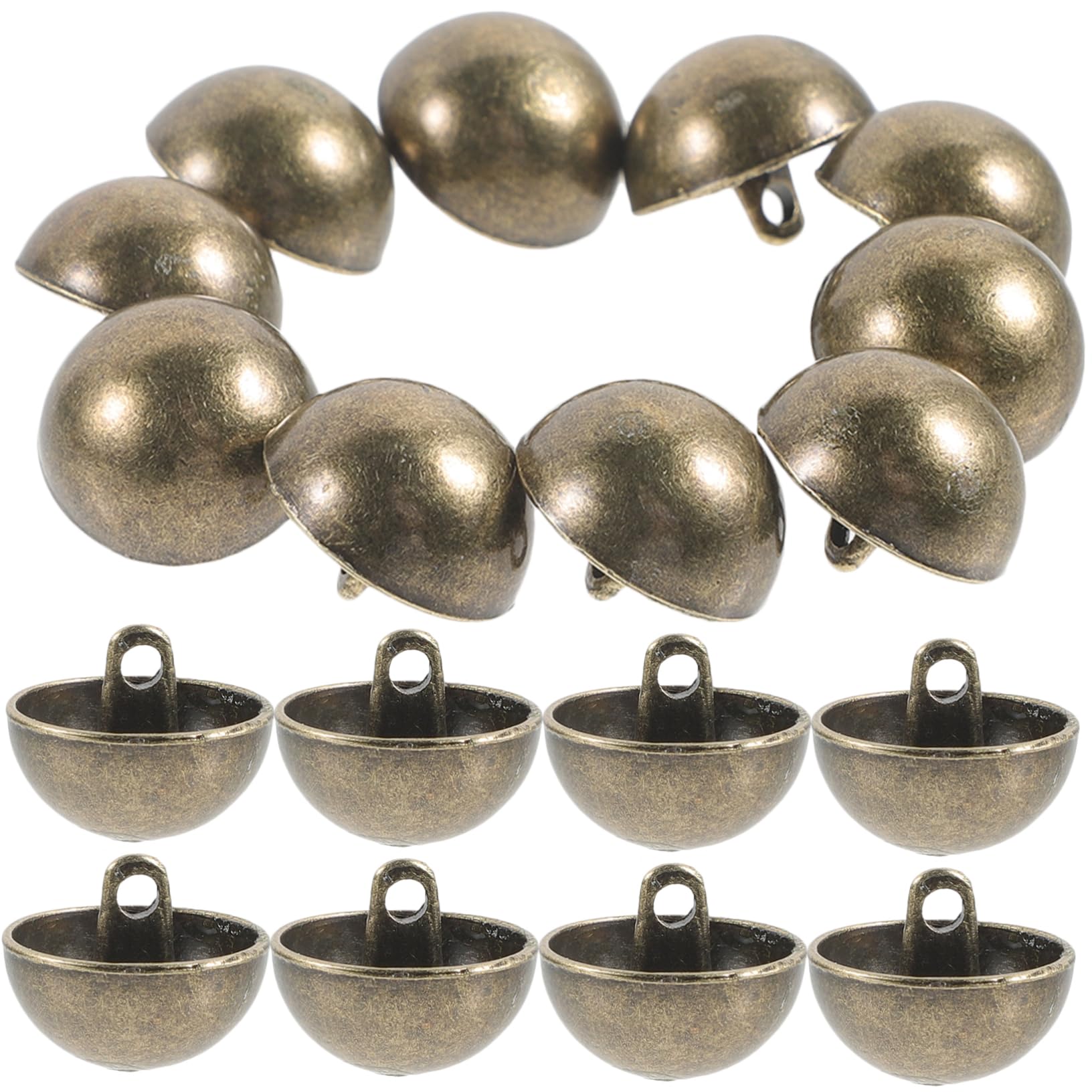 SHINEOFI 5 Set Bottoni in Metallo Bottoni Da Cucire Bottone Dei Jeans Bottone Per Jeans Per Pantaloni Rotondi Da Cucire Sostituzione Per I Pulsanti Lega 50 Pezzi*5