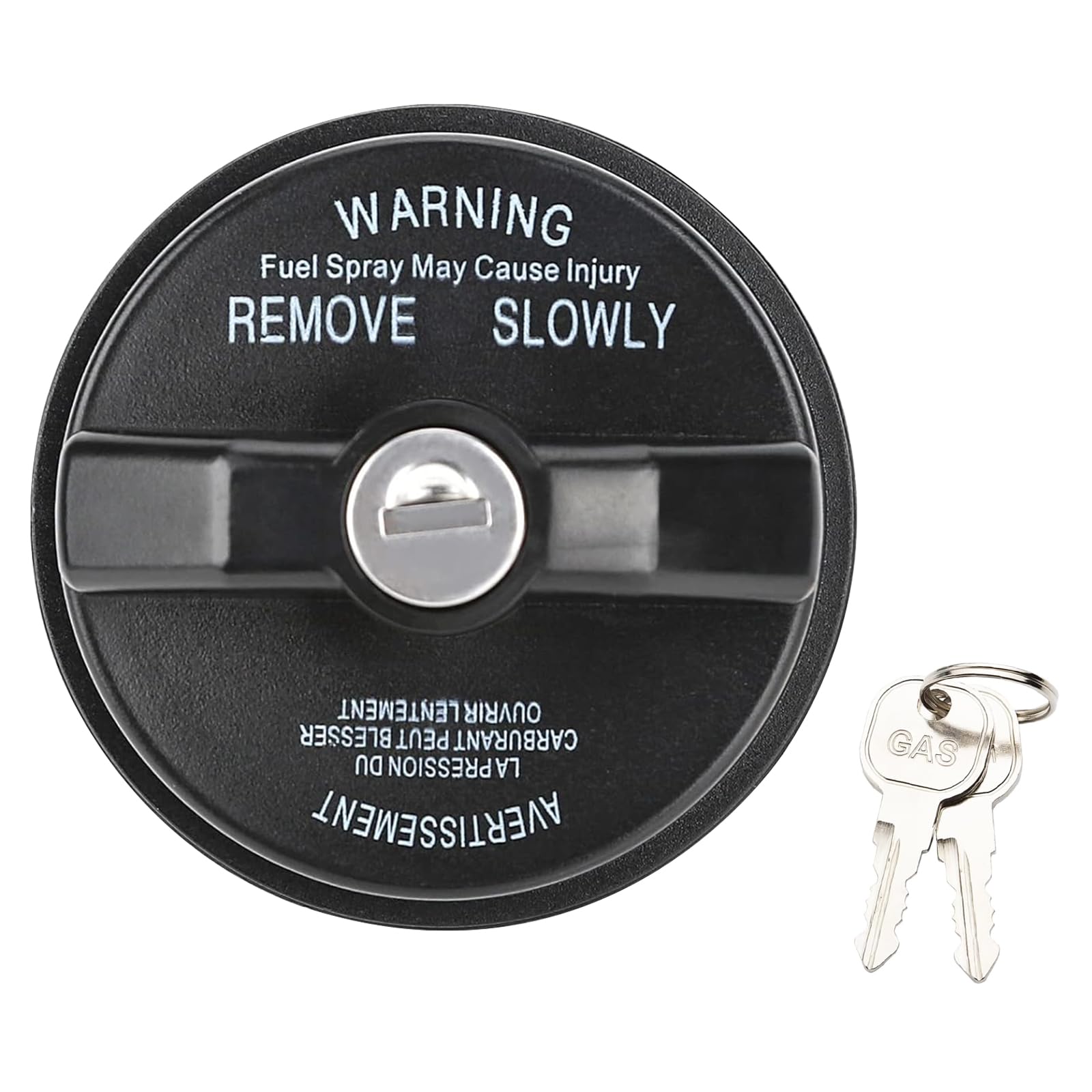 Lock Fuel Tank Cap, #5278655AB, 05278655AB, Locking Gas Cap with Key For Dodge Jeep Ram Chrysler - Cherokee Grand Cherokee Wrangler TJ LJ JK JKU JL JLU JT Liberty Compass, Dodge &amp; Jeep Gas Cap