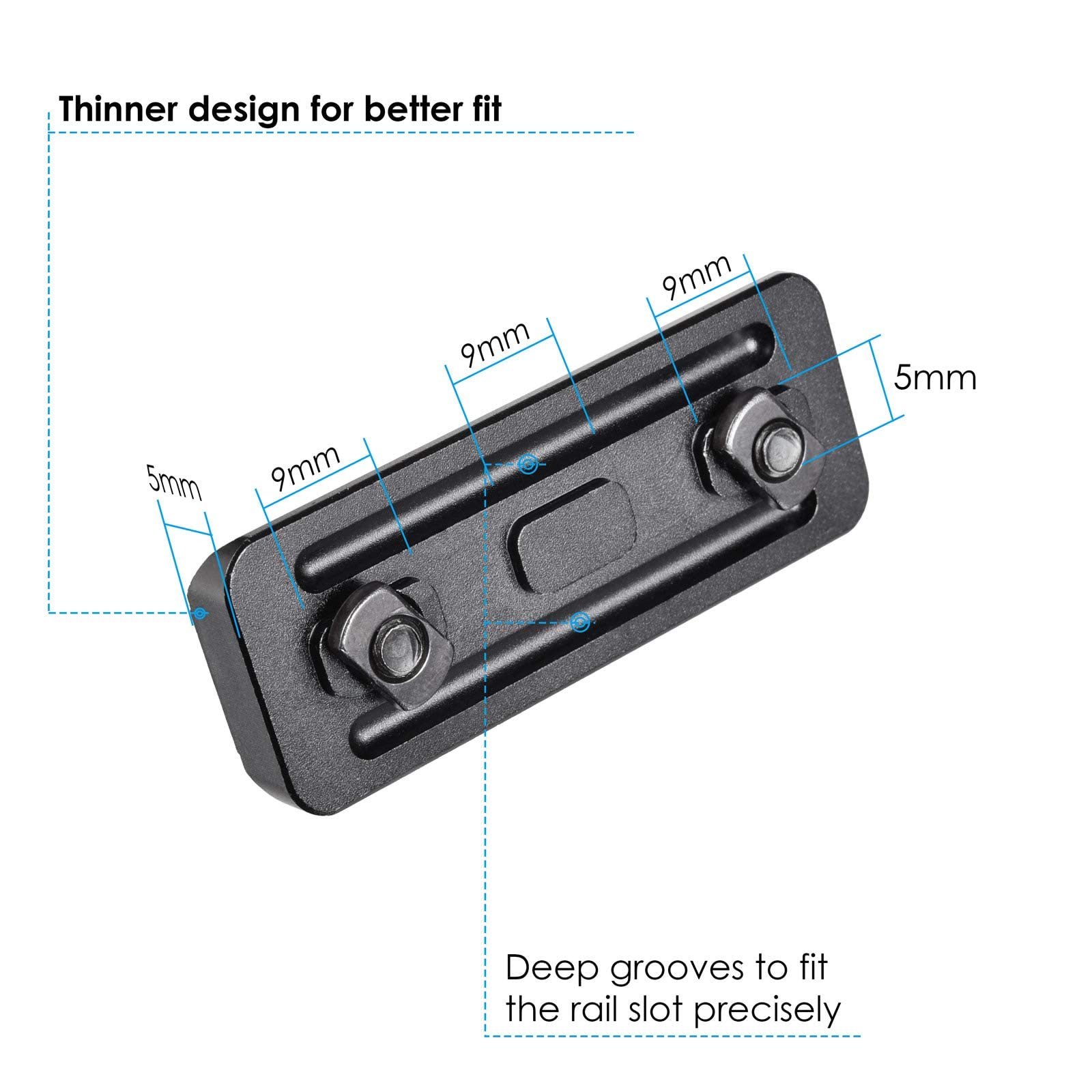 15-23 cm dwójnóg z przegubem obrotowym Pod-Loc wychylny z adapterem MLOK dwunożny