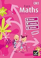 Euro Maths CM1 éd. 2009 - Manuel de l'élève + Aide mémoire 2218936224 Book Cover