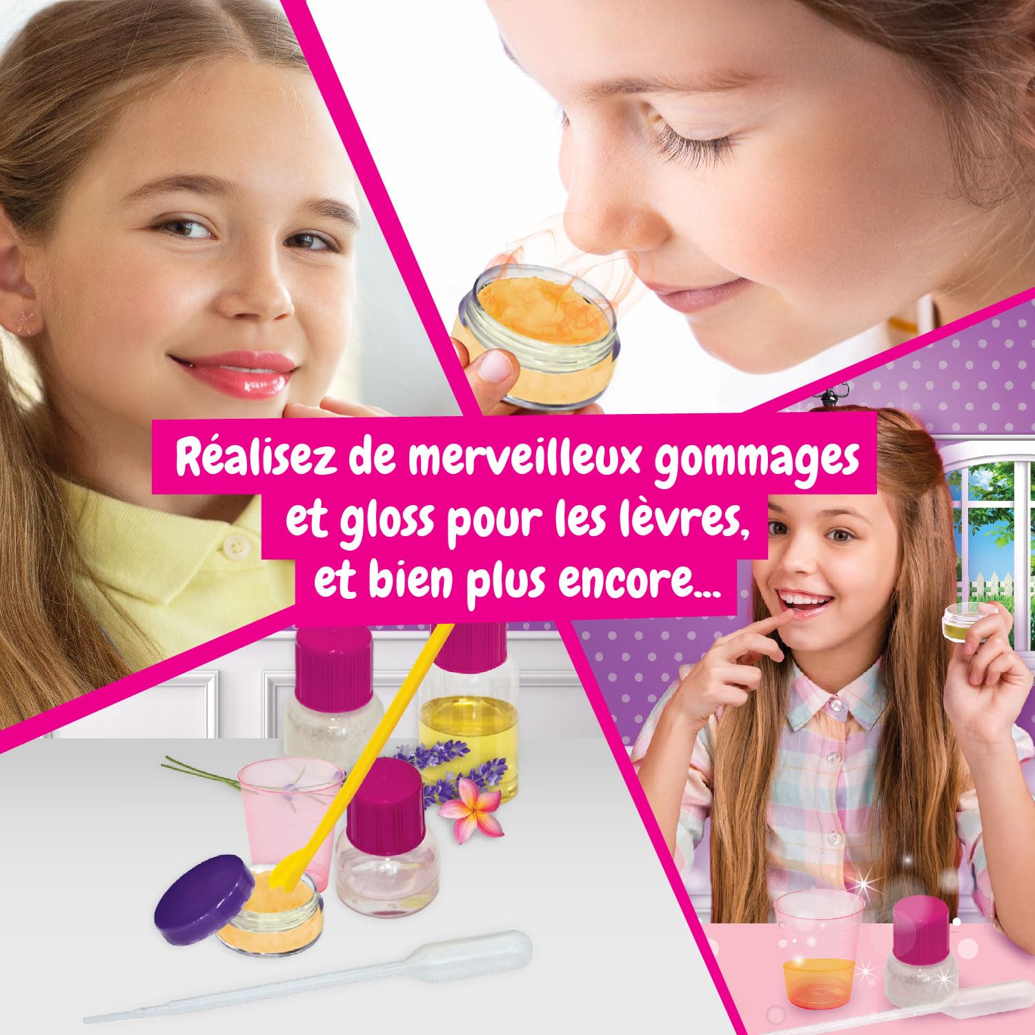 Mini Gloss Barbie | Jouet Éducatif pour Créer des Gloss et Exfoliants pour les Lèvres | Science4you