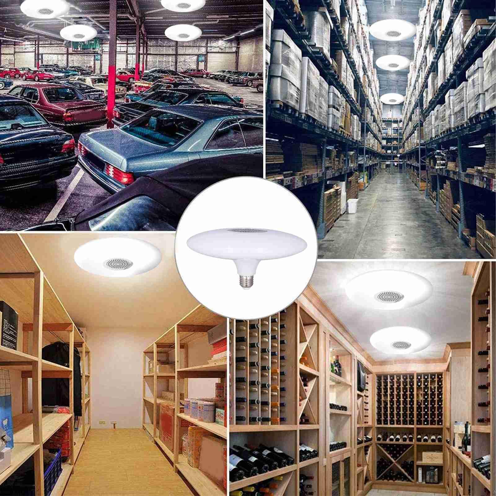 Lampadine LED, Lampadina con Altoparlante Modalità Multiple di Effetti di Luce Lampadina RGB Smart Music con Telecomando per Camera da Letto Soggiorno Feste di Famiglia Club Bar