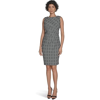 Платье Calvin Klein Ponte Starburst Sheath