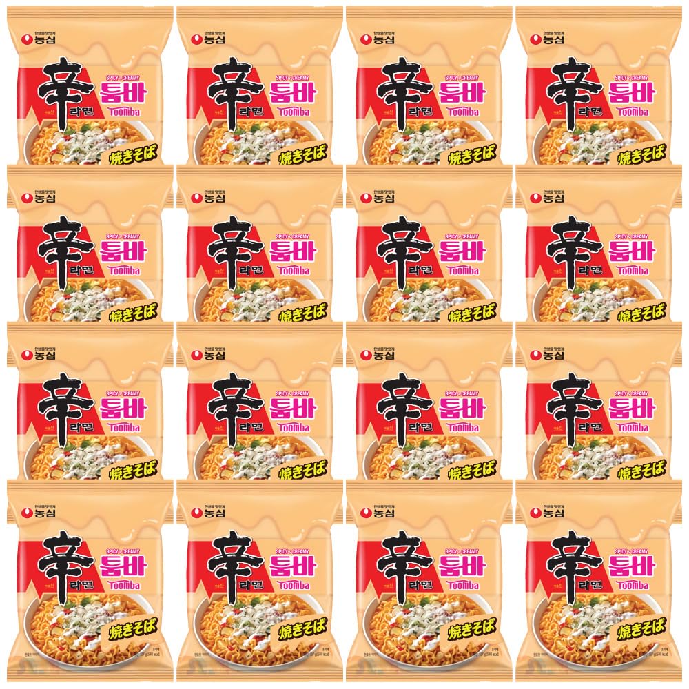 Amazon.co.jp: 農心 辛ラーメン トゥーンバ 137g 16袋セット