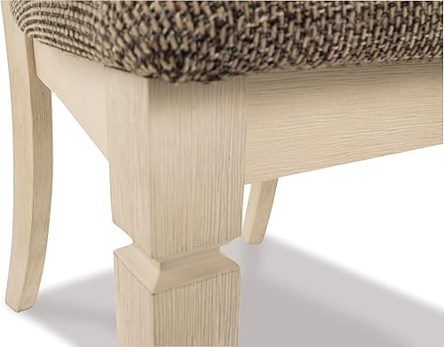 Miniatura 14 de Signature Design by Ashley Bolanburg - Juego de 2 sillas tapizadas de comedor de 20 pulgadas, color blanco antiguo Blanco,Negro