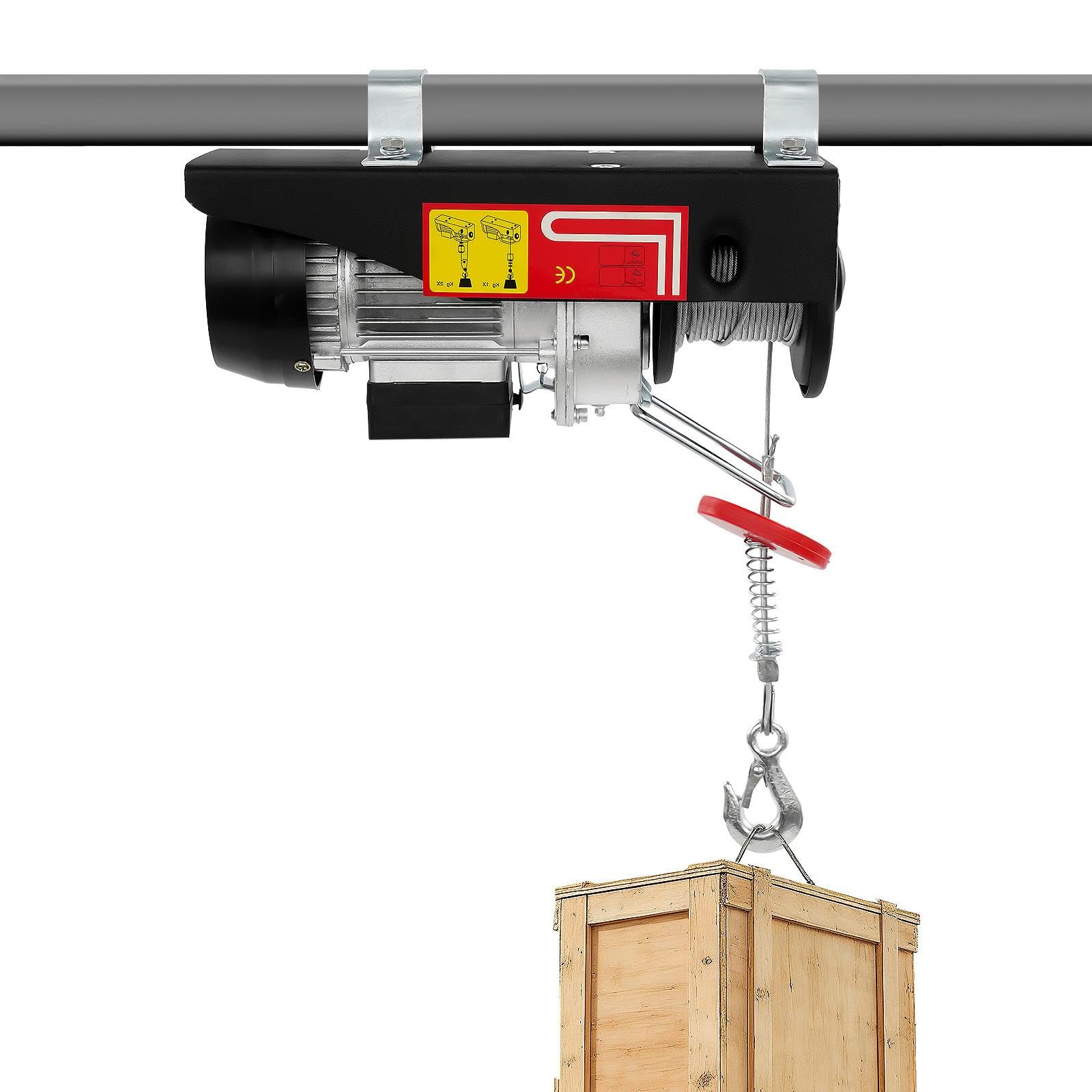 Elektrische Seilwinde Elektro Hebezeug 250 kg mit Not Aus Schalter