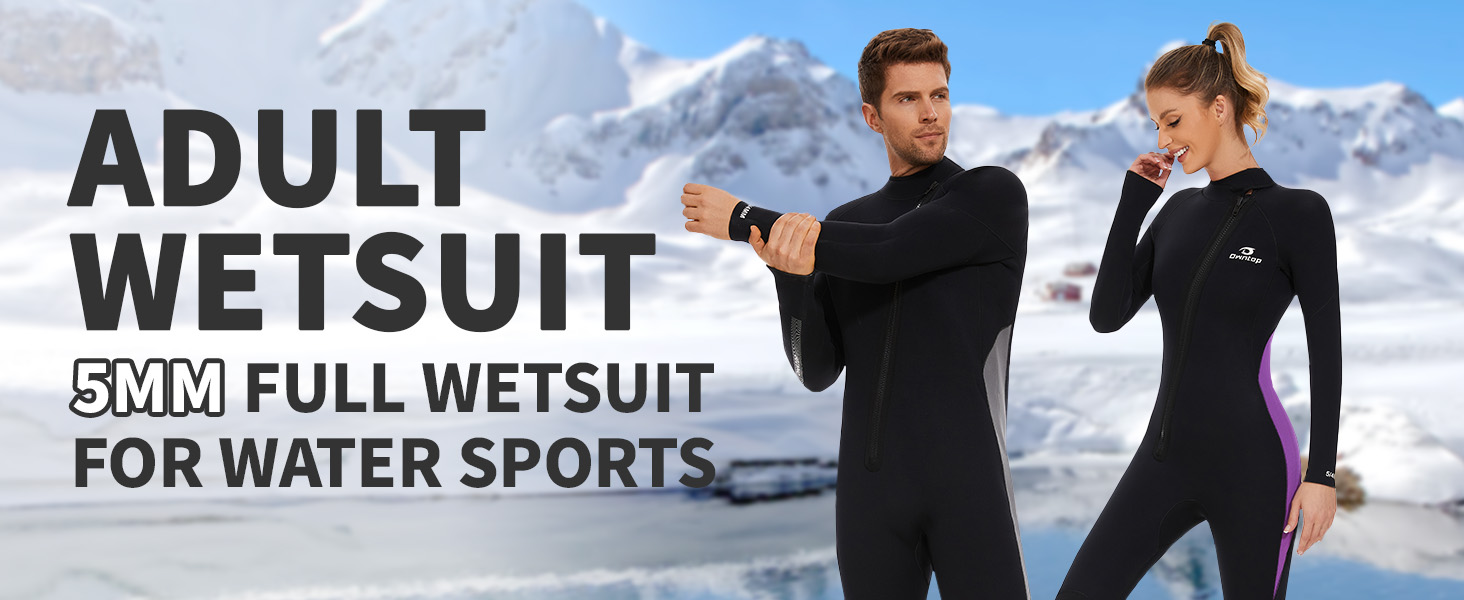 Amazon.com: Owntop 5mm Wetsuit for Women - Long Sleeve Full Diving