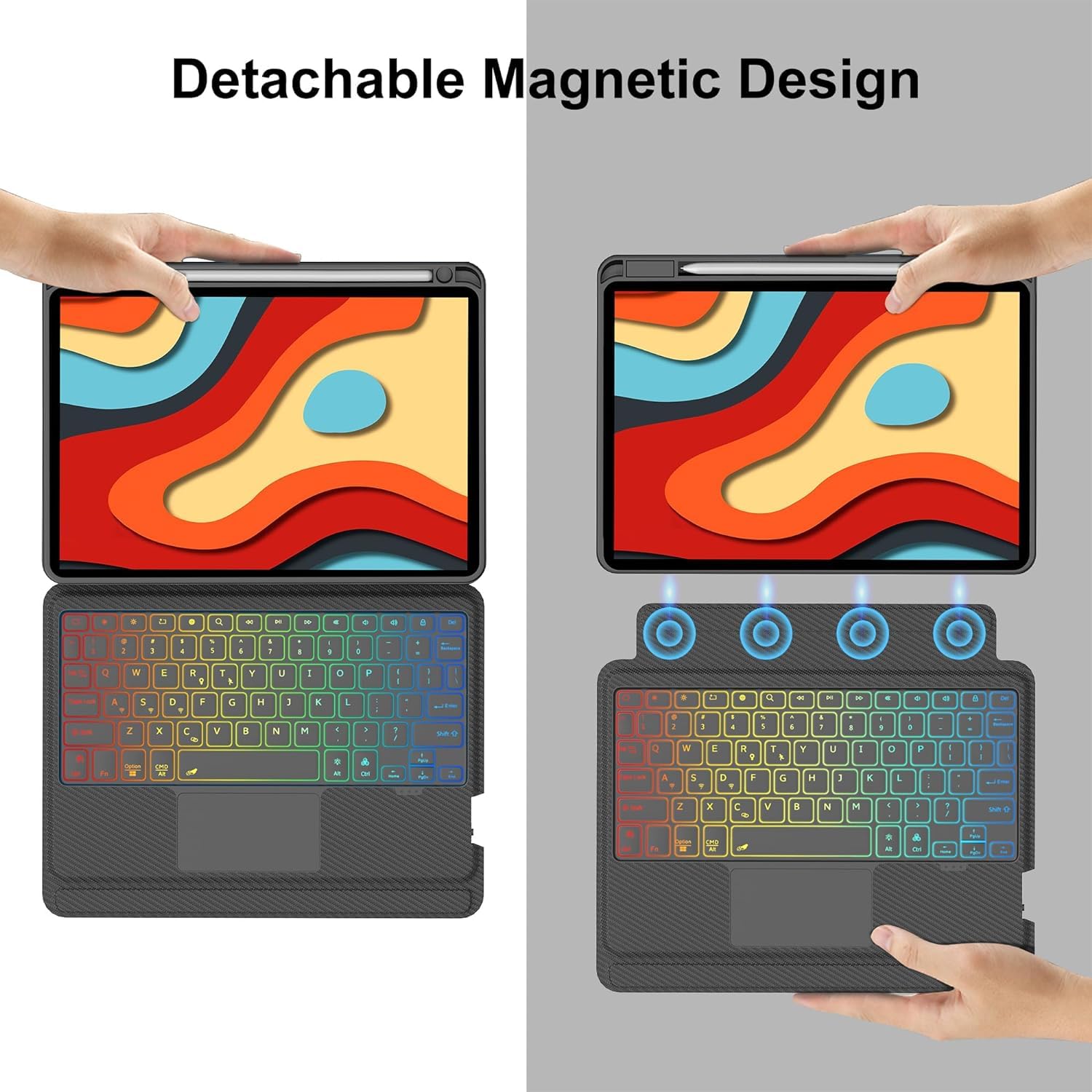 Amazon.com: for iPad Air 11 inch case with Keyboard (M2, 2024