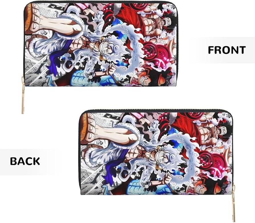 Amazon.co.jp: 財布 ワンピース ルフィ One Piece ギア5 長財布 レザー