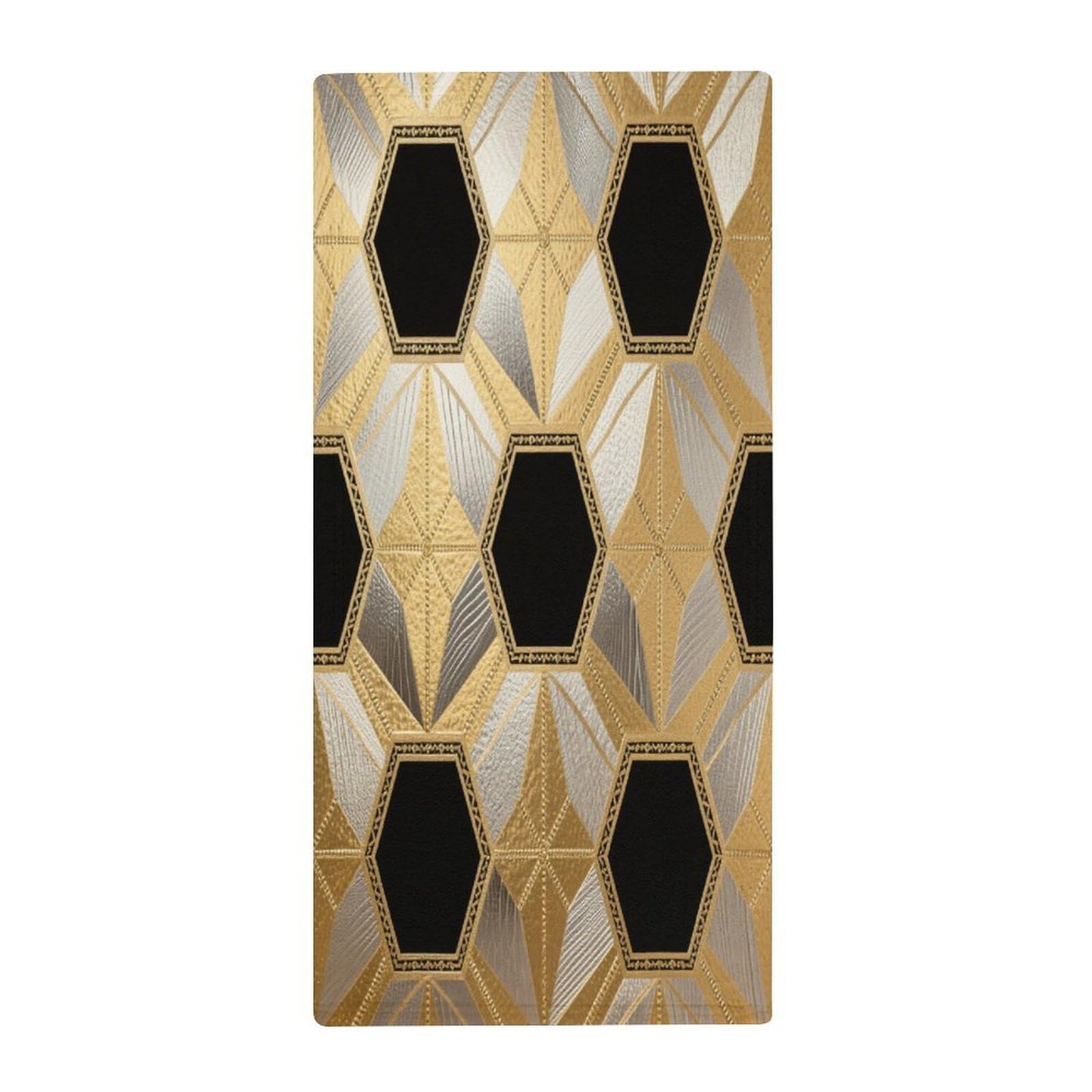 Fekiloot Style Geometry Towels For Bathroom, Bath Towels 13.8 X 28.7 Inch, Hand Towel Multipurpose Use As Bath Fitness, Bathroom, Shower, Sports, Yoga Towel