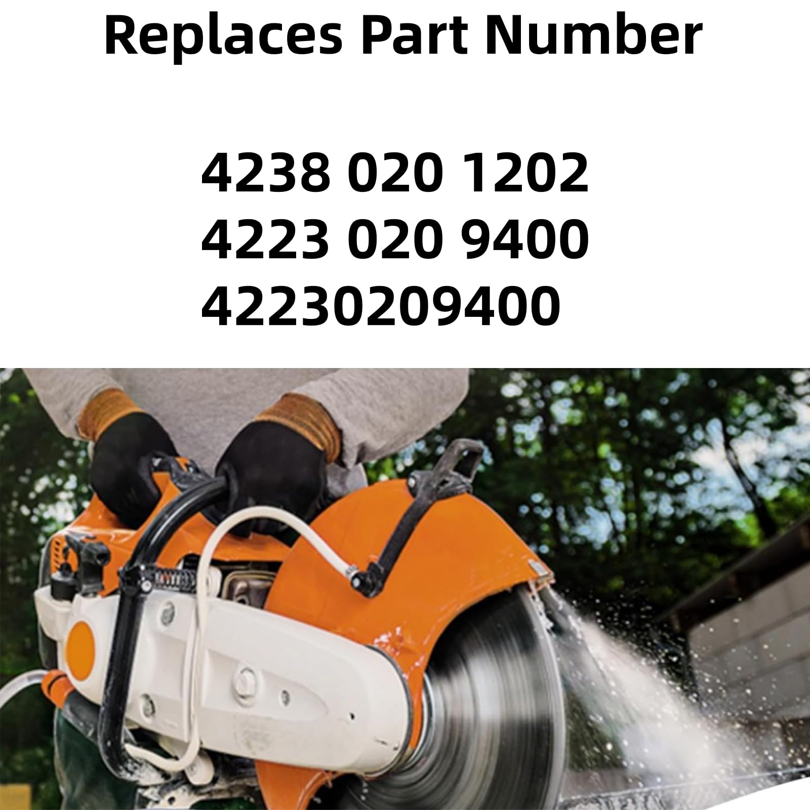 TS420 Cylinder Piston Kit 50mm Fits Stihl TS420 Cut Off Saw Accessories Replace 4238 020 1202/4238 020 1205 - 1420