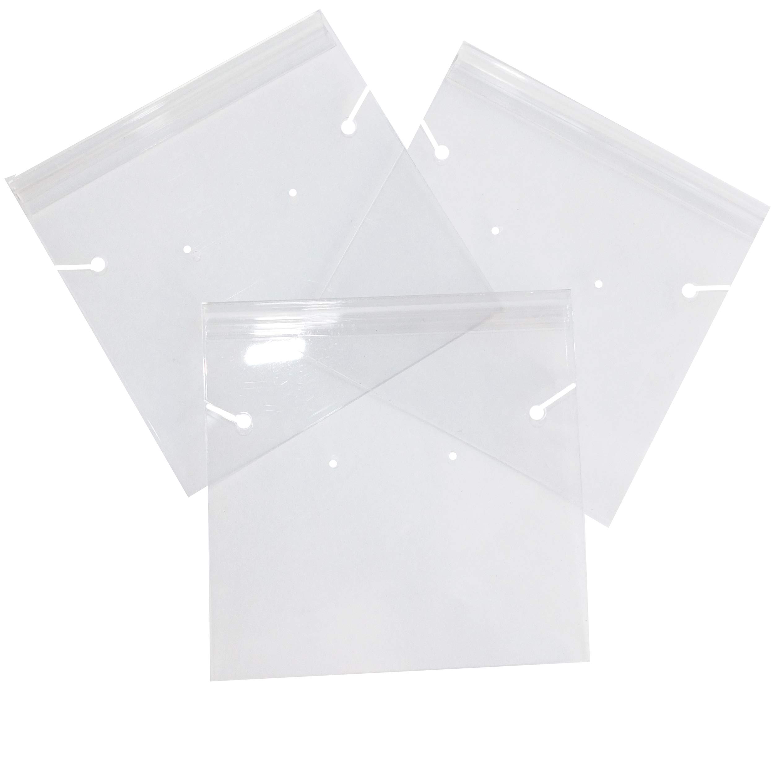 Earring Necklace Jewelry Hanging Display Card Crystal Clear 3