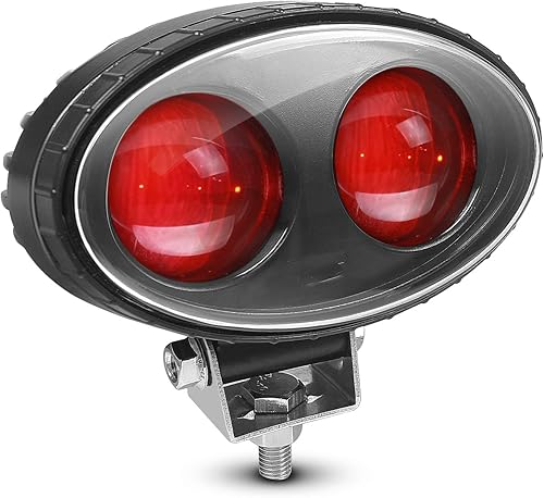 LY8 Luz LED de seguridad para carretilla elevadora de 30 W, paquete de 2 luces de advertencia rojas Warehous 10-80 V CC (2 unidades, 30 W rojo)