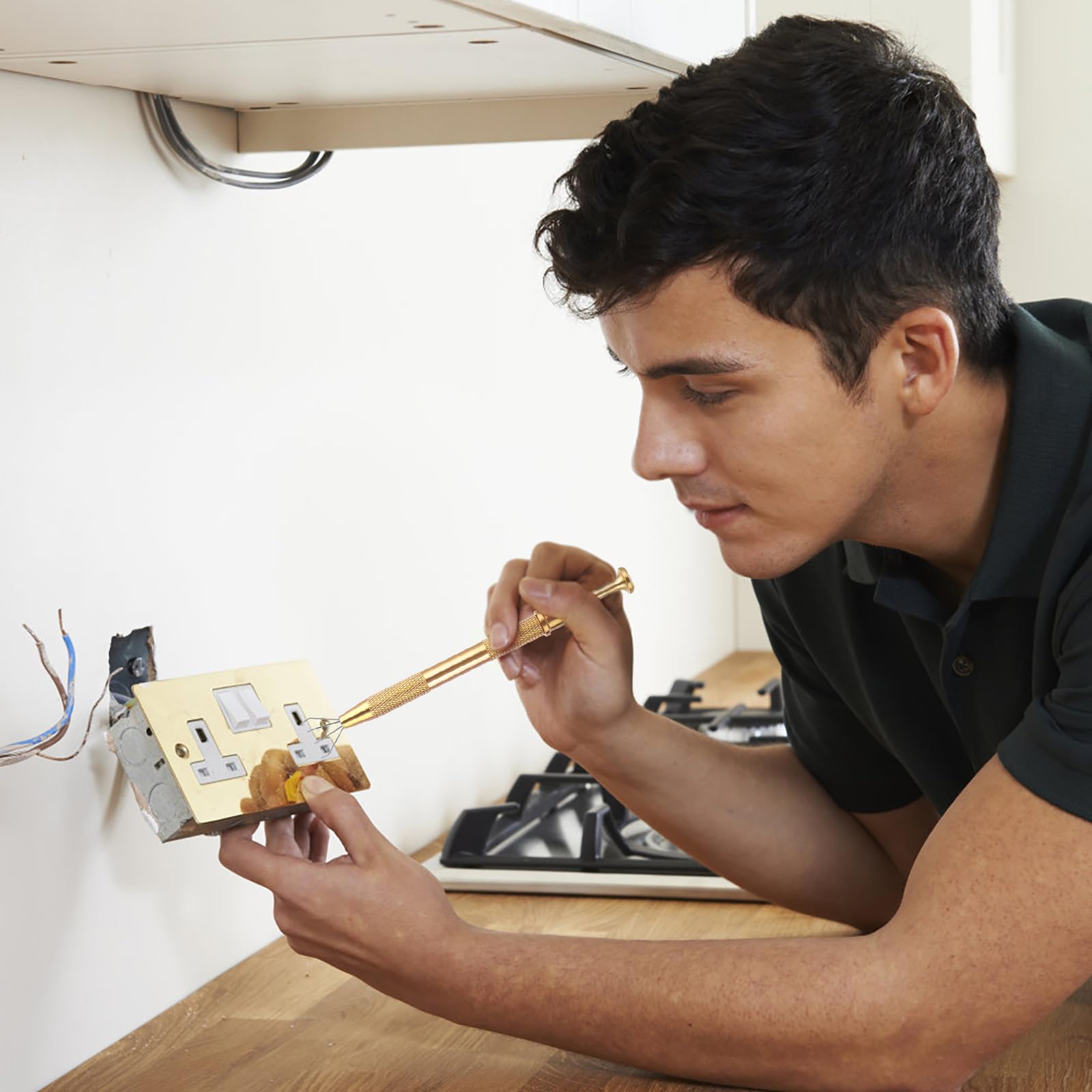 Mabor Piercing Zange Set - 3-tlg Edelstahl Pinzetten Für Schmuck & Elektronik