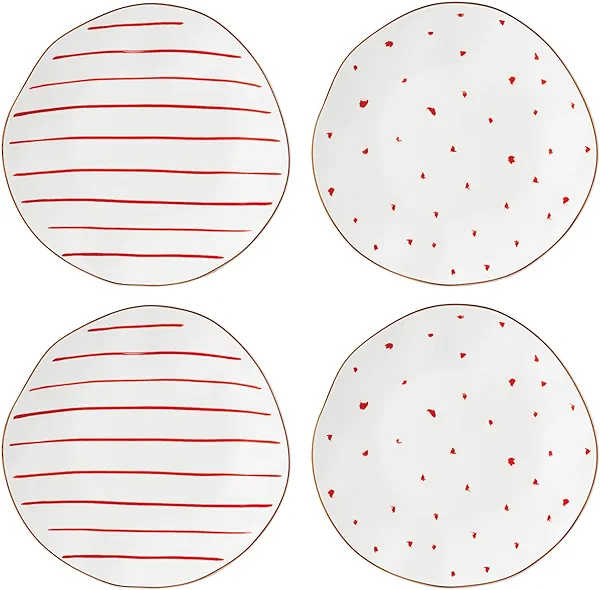 Lenox 896840 Garnet Bay Dessert Plates, Set of 4