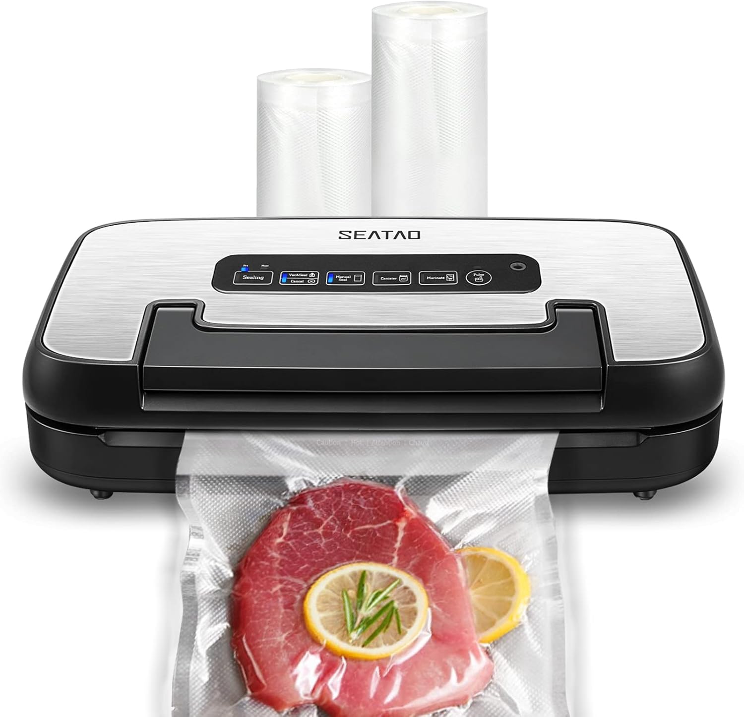 SEATAO Vacuum Sealer Machine, 80Kpa Food Vacuum Sealer