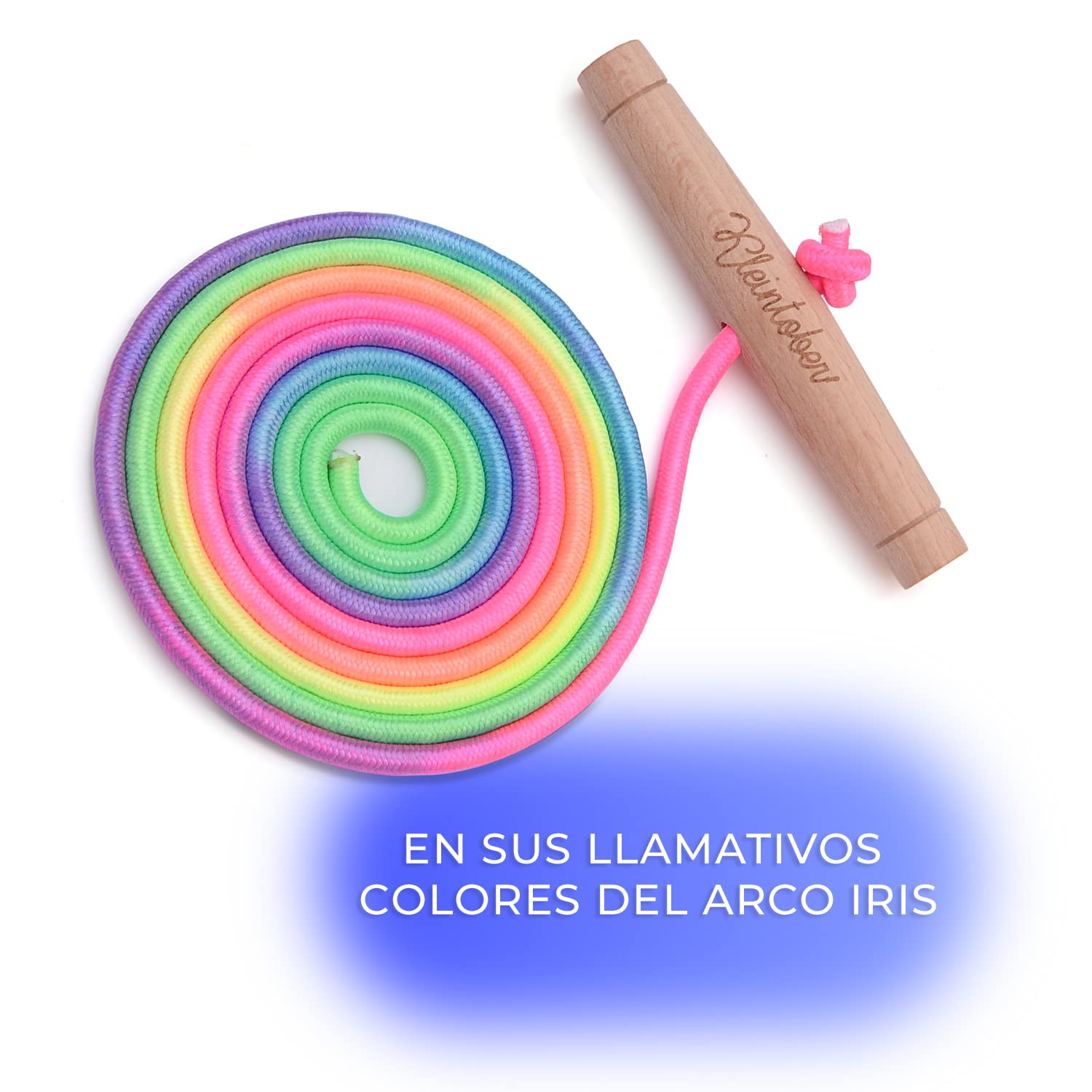 Kleintober Cuerda para Trineo, Cuerda de tracción para Trineos de Madera, Plástico y Bob