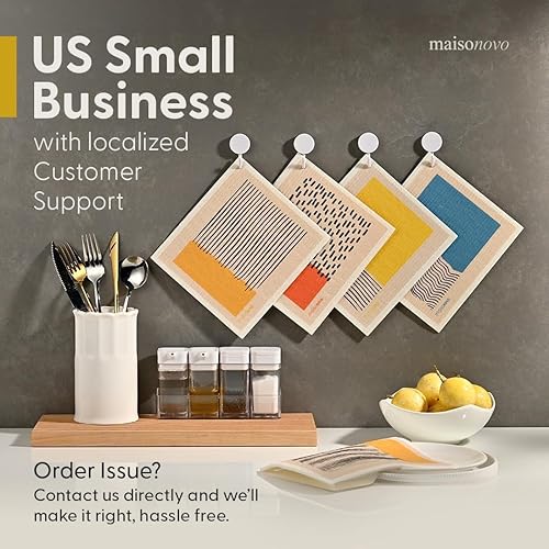 Miniatura 8 de MAISONOVO Toallas de papel reutilizables lavables  Kyoto Mix Pack de 6