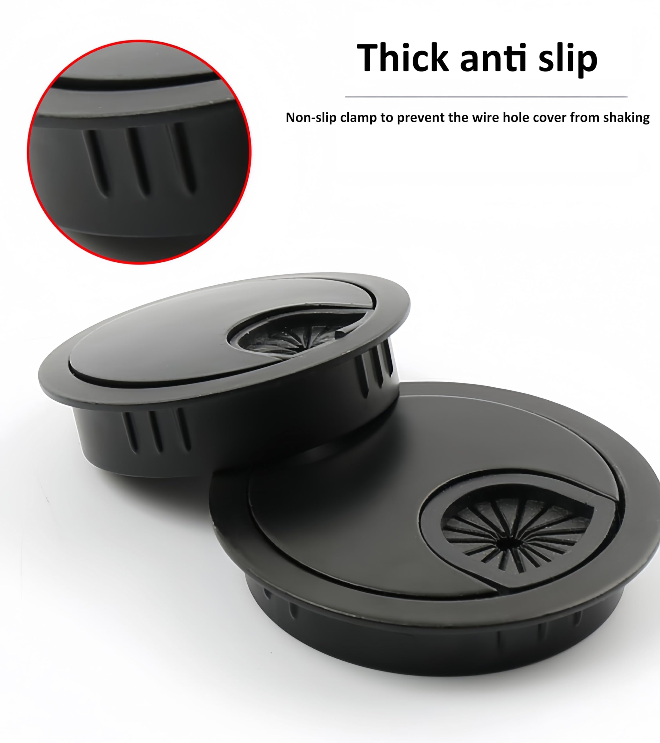 Amazon.com: Xntun 3 Pcs Satin Nickel Metal Cable Grommet, Zinc