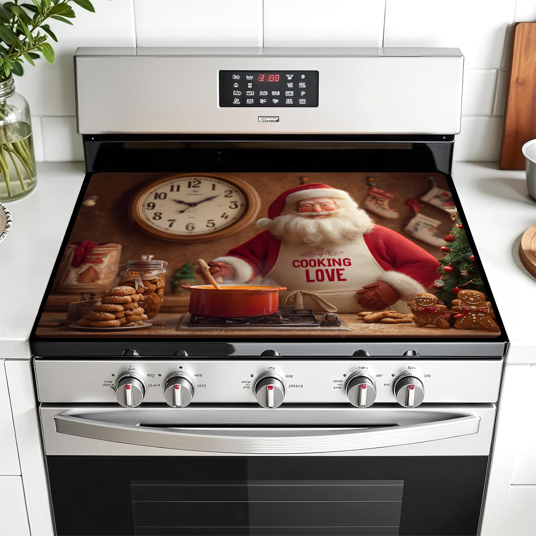 Stove Top Cover for Electric Stove, Glass Cooktop Mat, 28 x 20 Inch