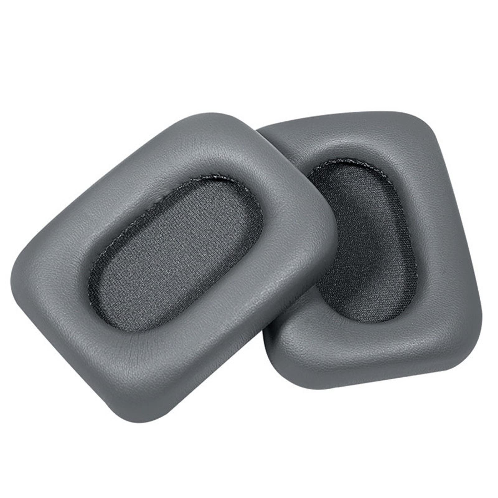 Replacement Earpads Protein Leather Ear Pads Cushions Cover Repair Parts Compatible with Monster Inspiration Over-Ear Headphones (Grey)